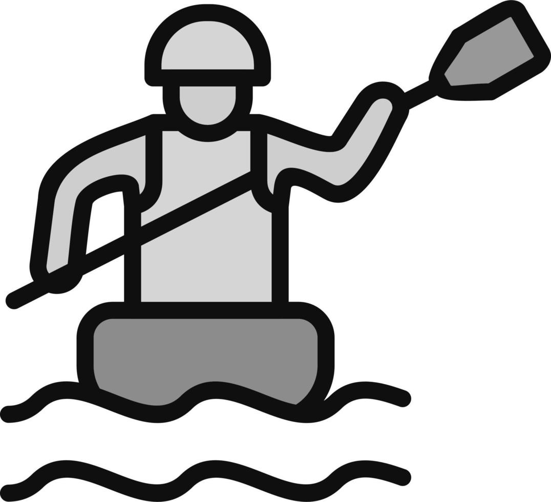 Rafting Vector Icon