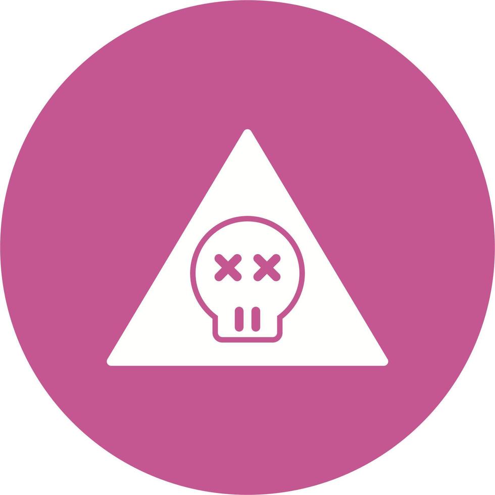 Poisonous Sign Vector Icon
