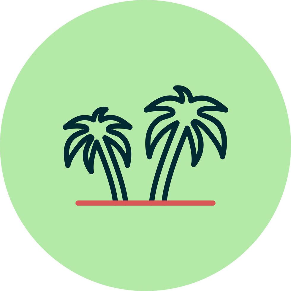 Oasis Vector Icon
