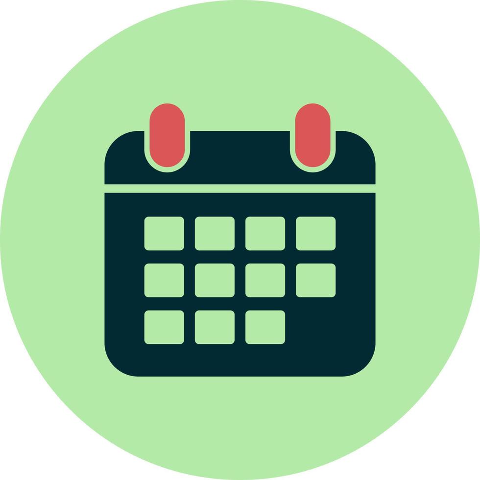 icono de vector de calendario