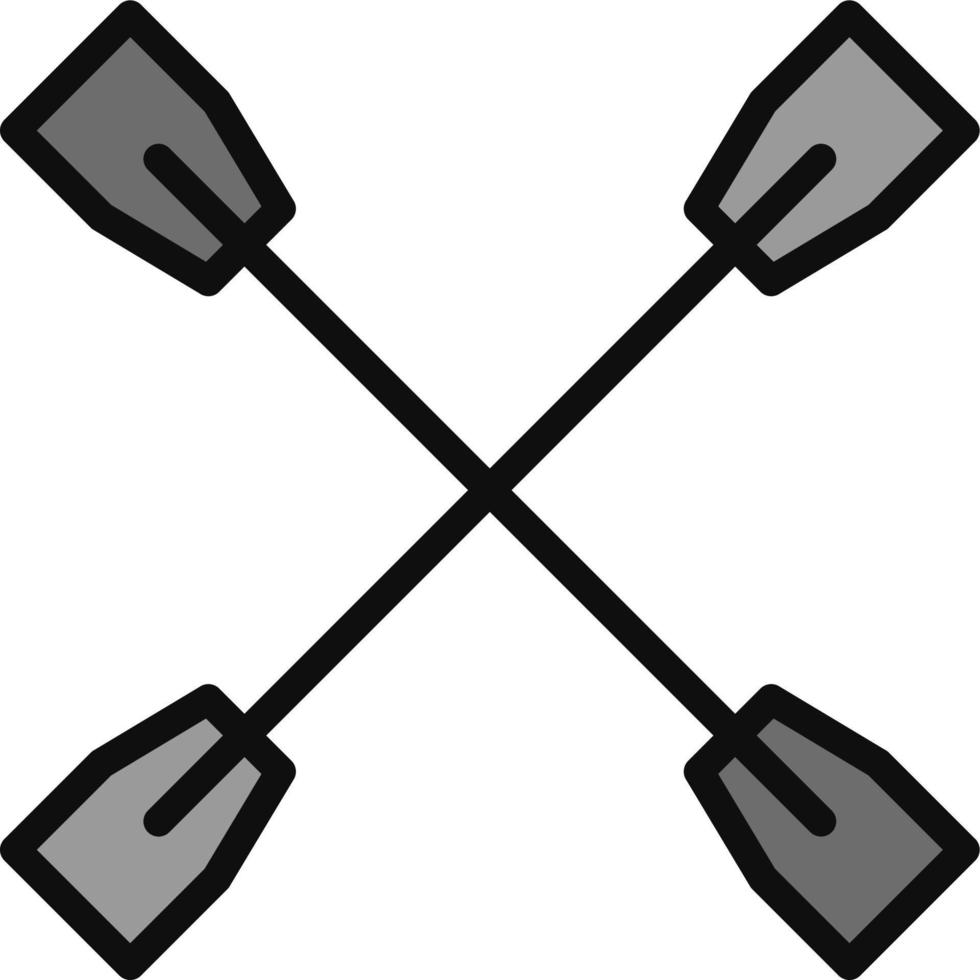 Oars Vector Icon