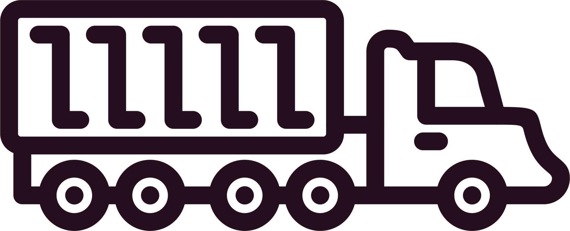 Cargo Truck Vector Icon