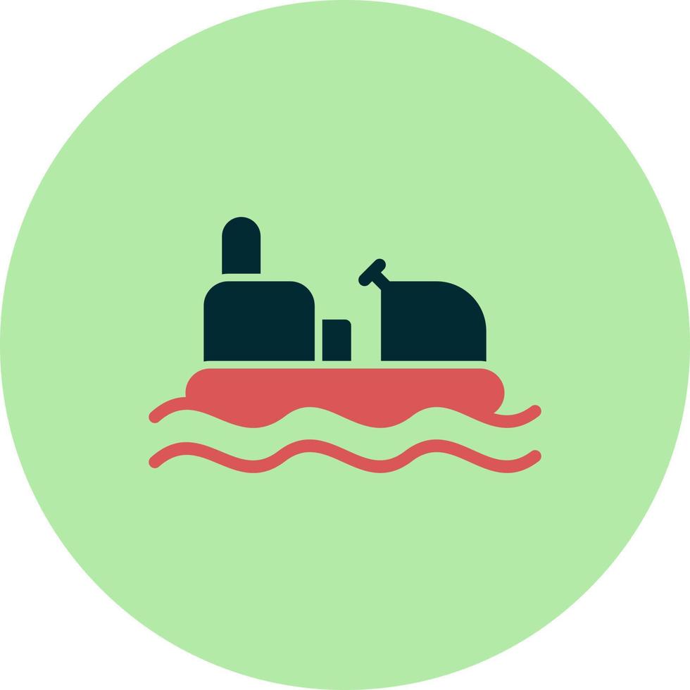 Bumper Boats Vector Icon