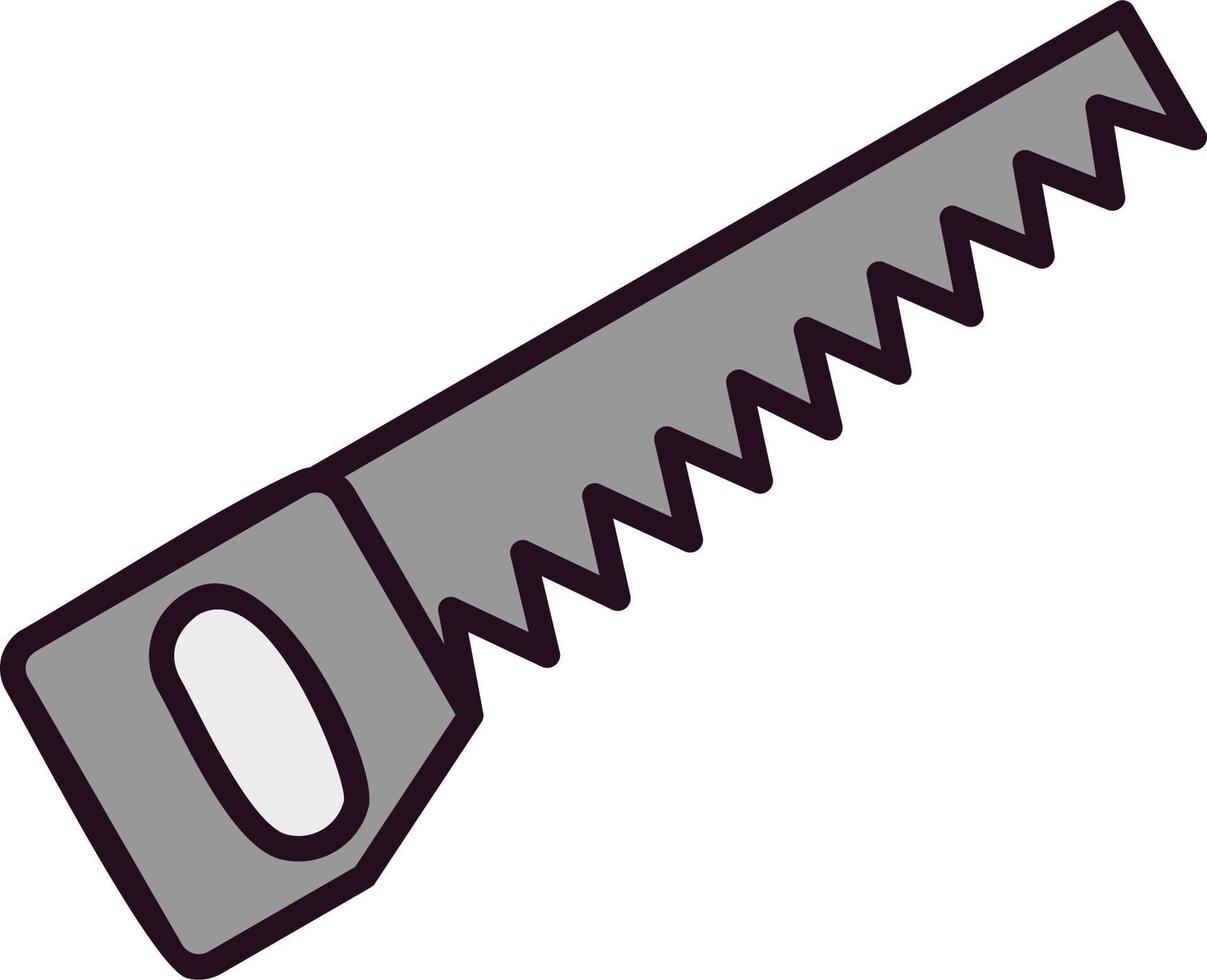 Hand Saw Vector Icon