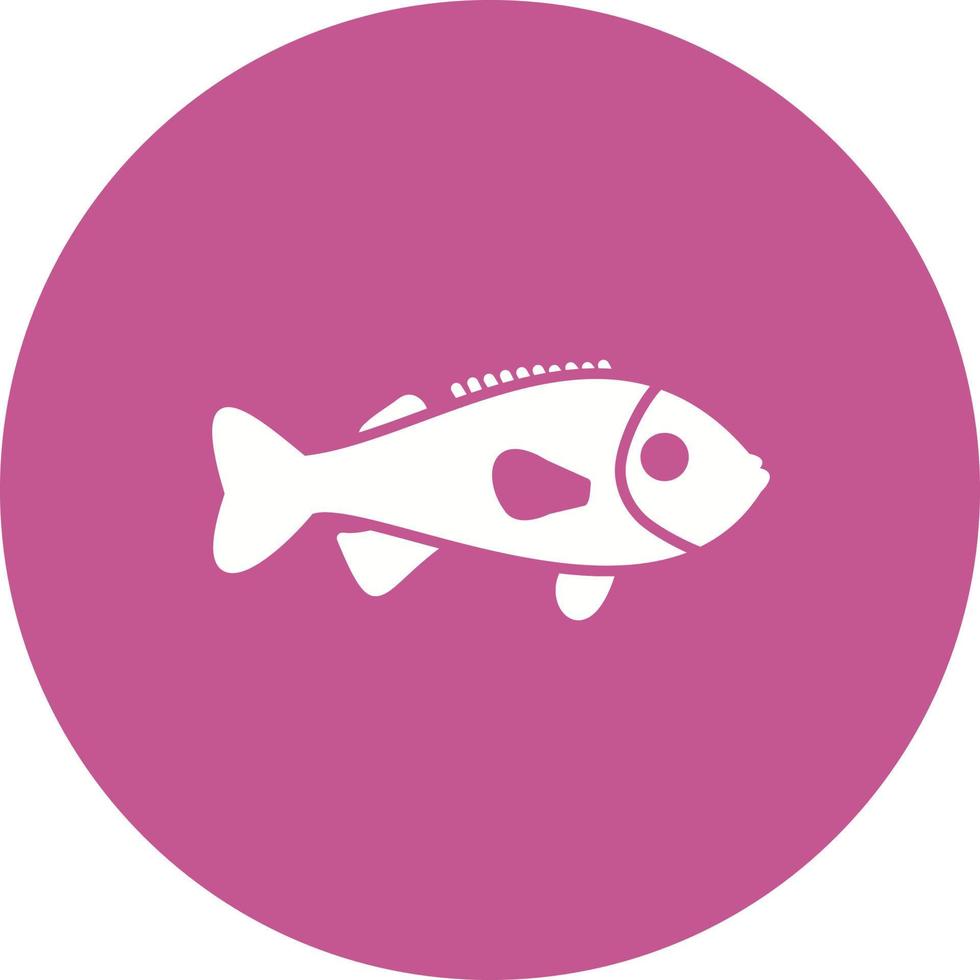 Rock Fish Vector Icon