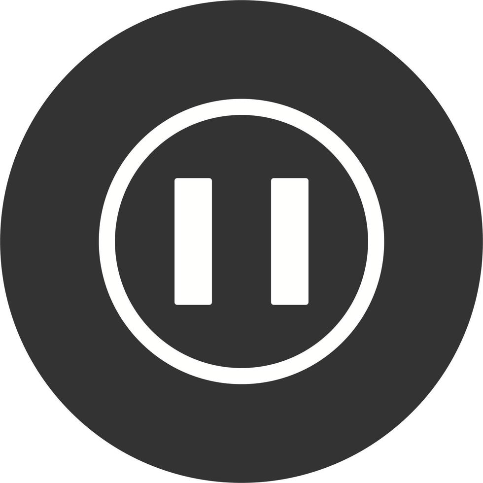 Pause button Vector Icon