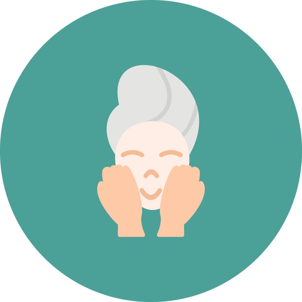 Wash face Vector Icon