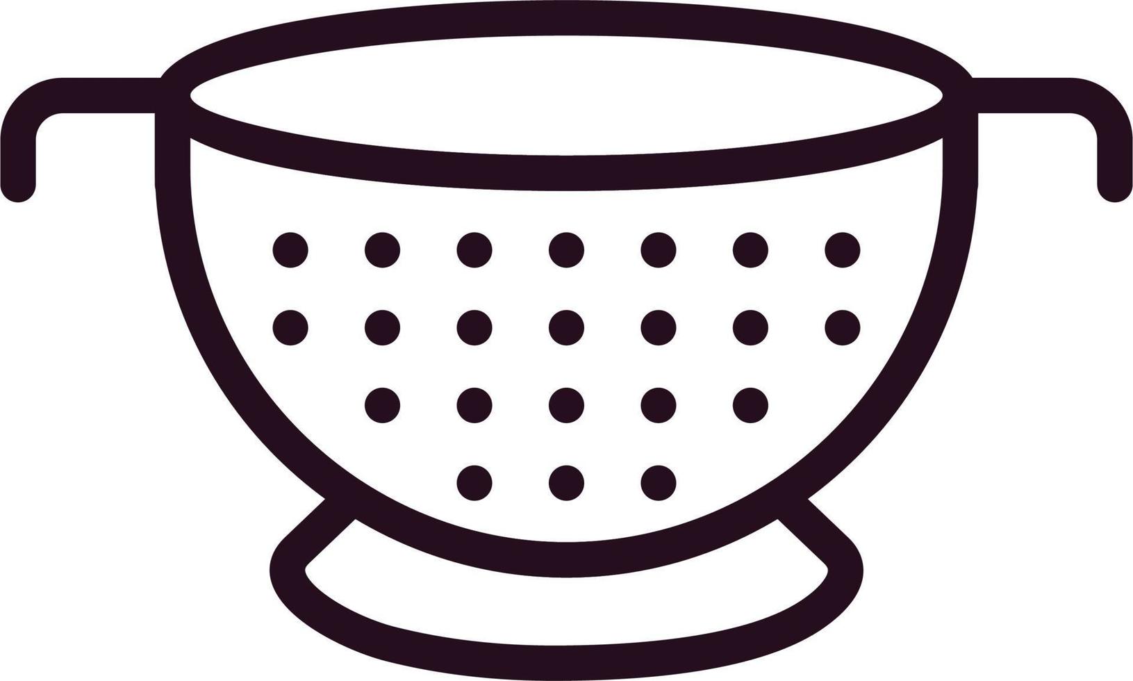 Colander Vector Icon