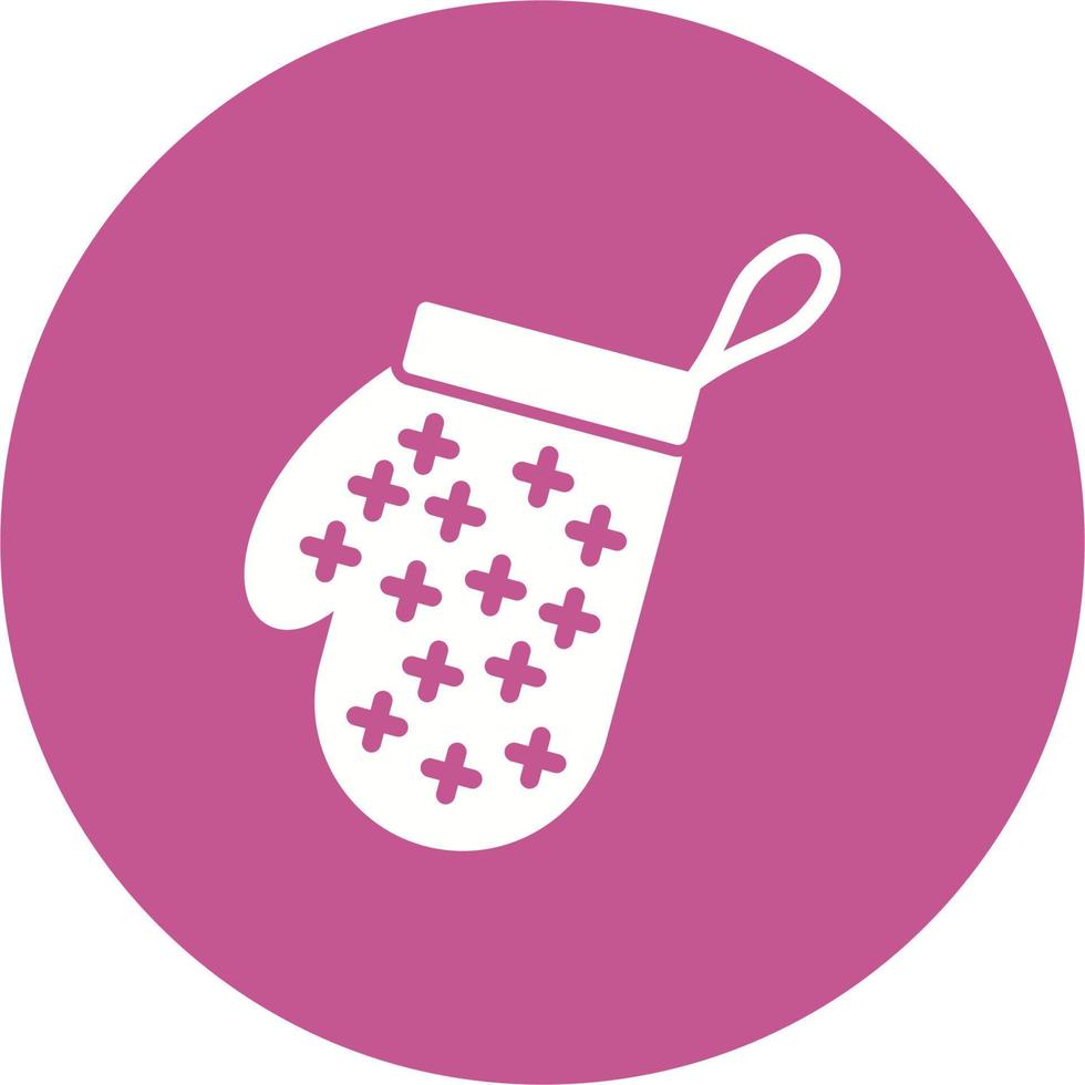 Oven Mitts Vector Icon