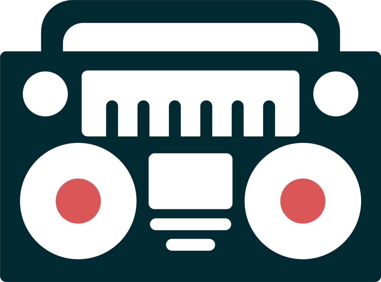 Radio Tape Vector Icon