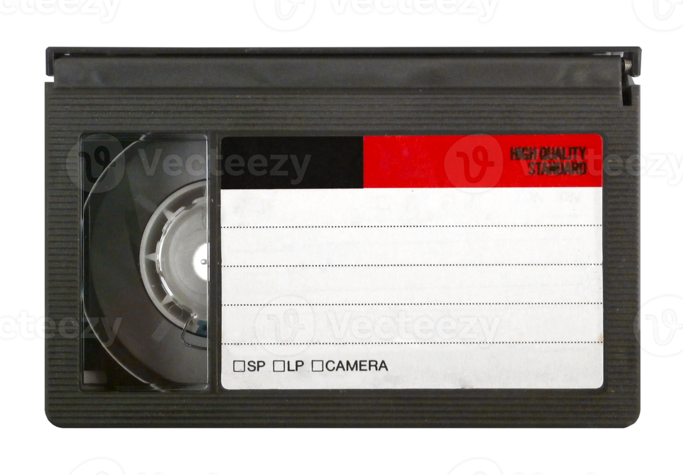 VHS-C tape on transparent background png