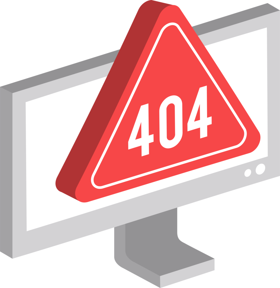 Erreur 404 sur le bureau png