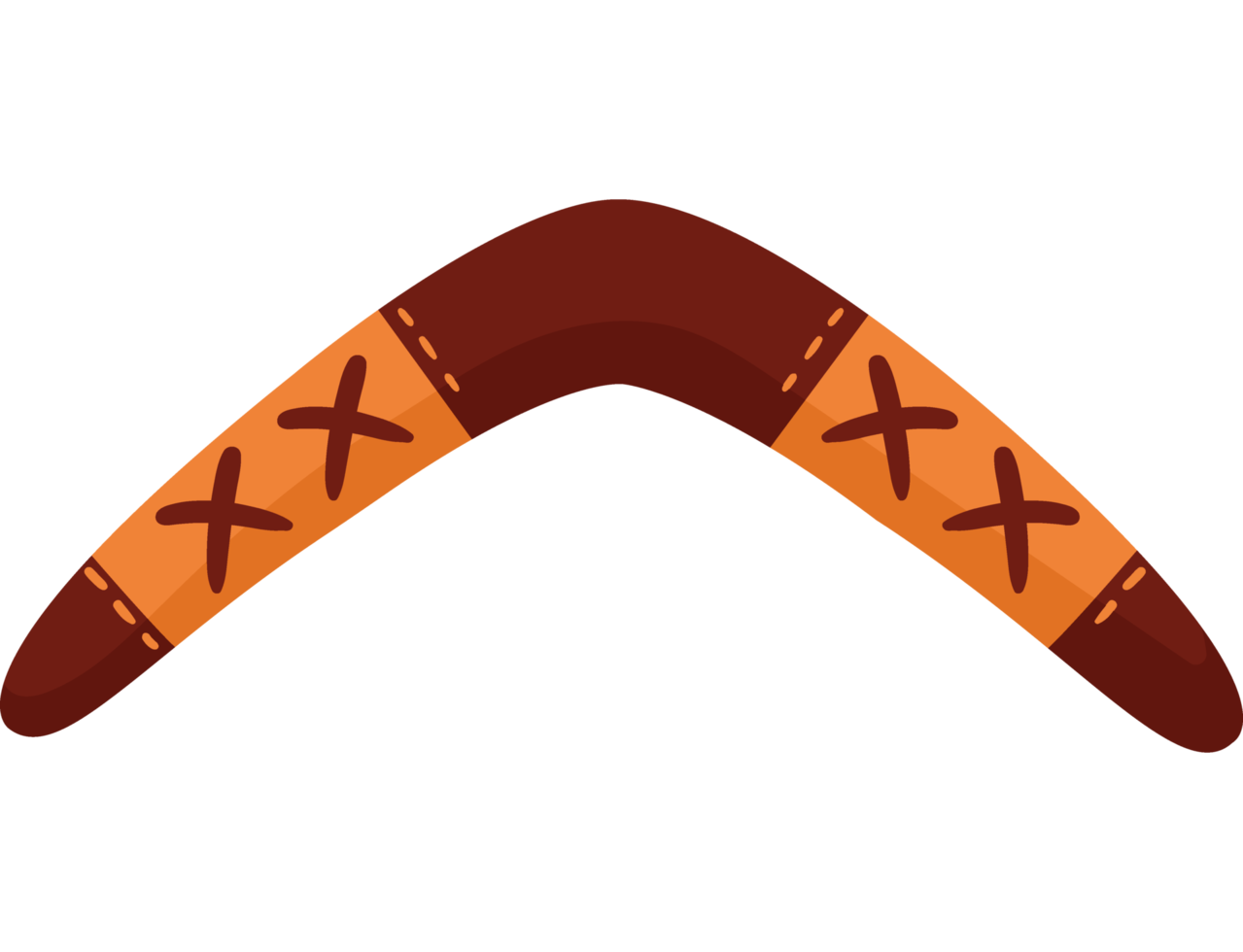 australian wooden boomerang png