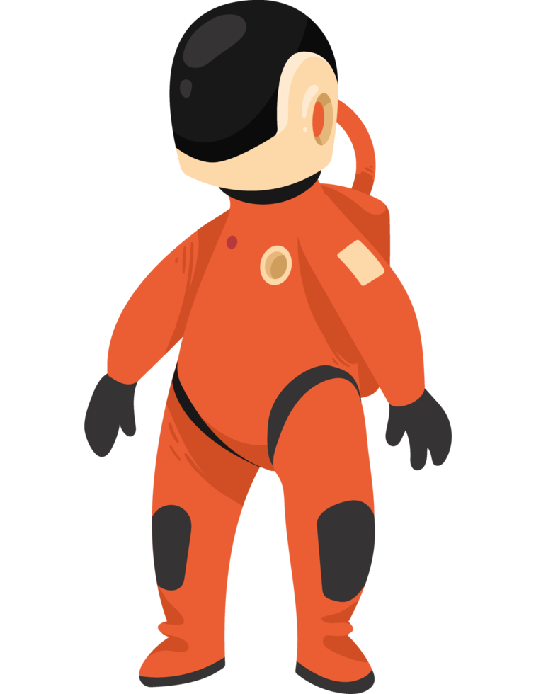 astronaut with red suit png