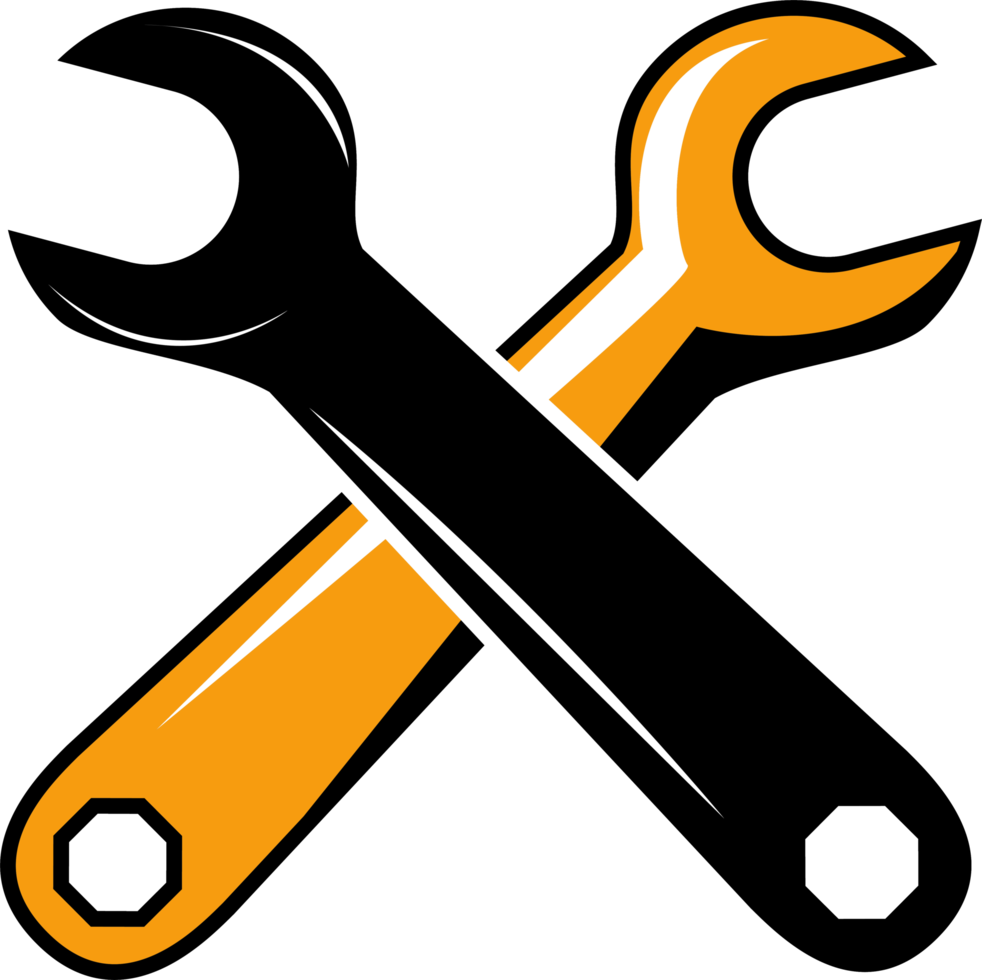 wrench keys tools crossed png