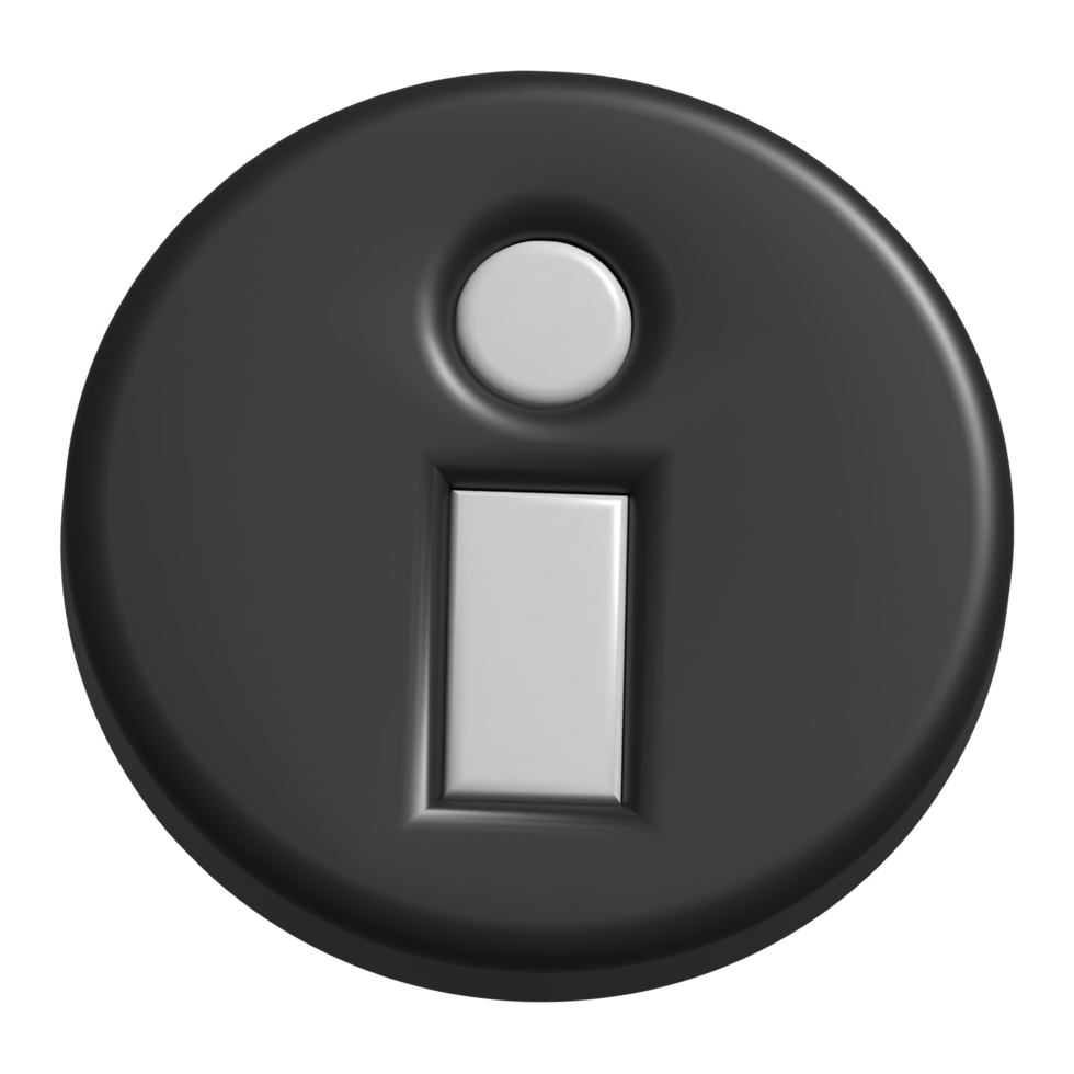 3d icon of information png