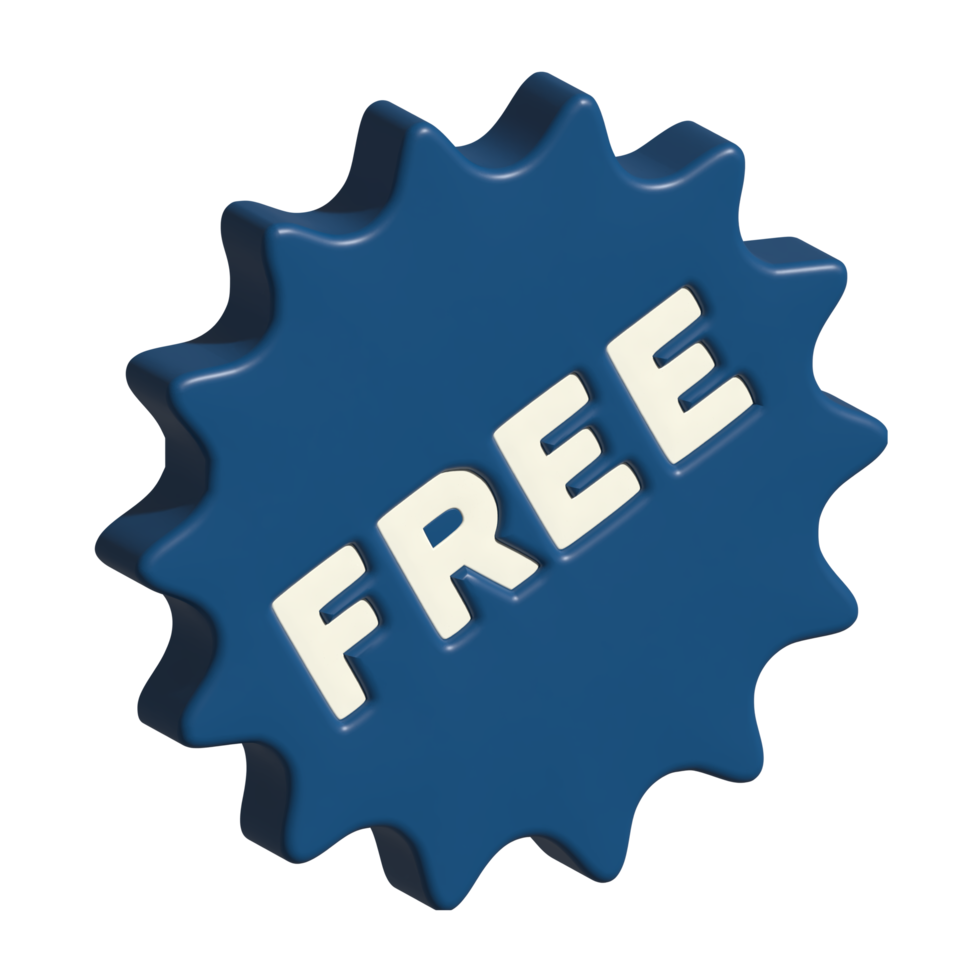 3d icon of free png