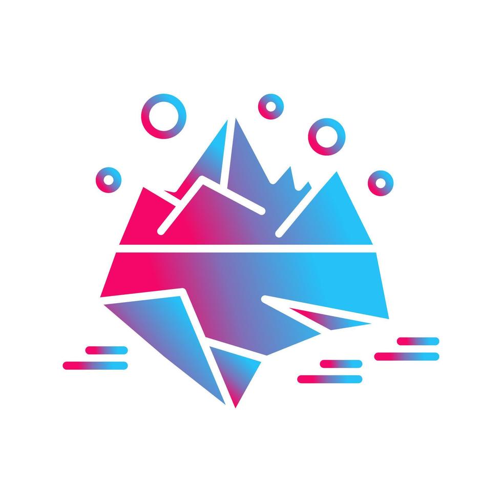 Iceberg Vector Icon