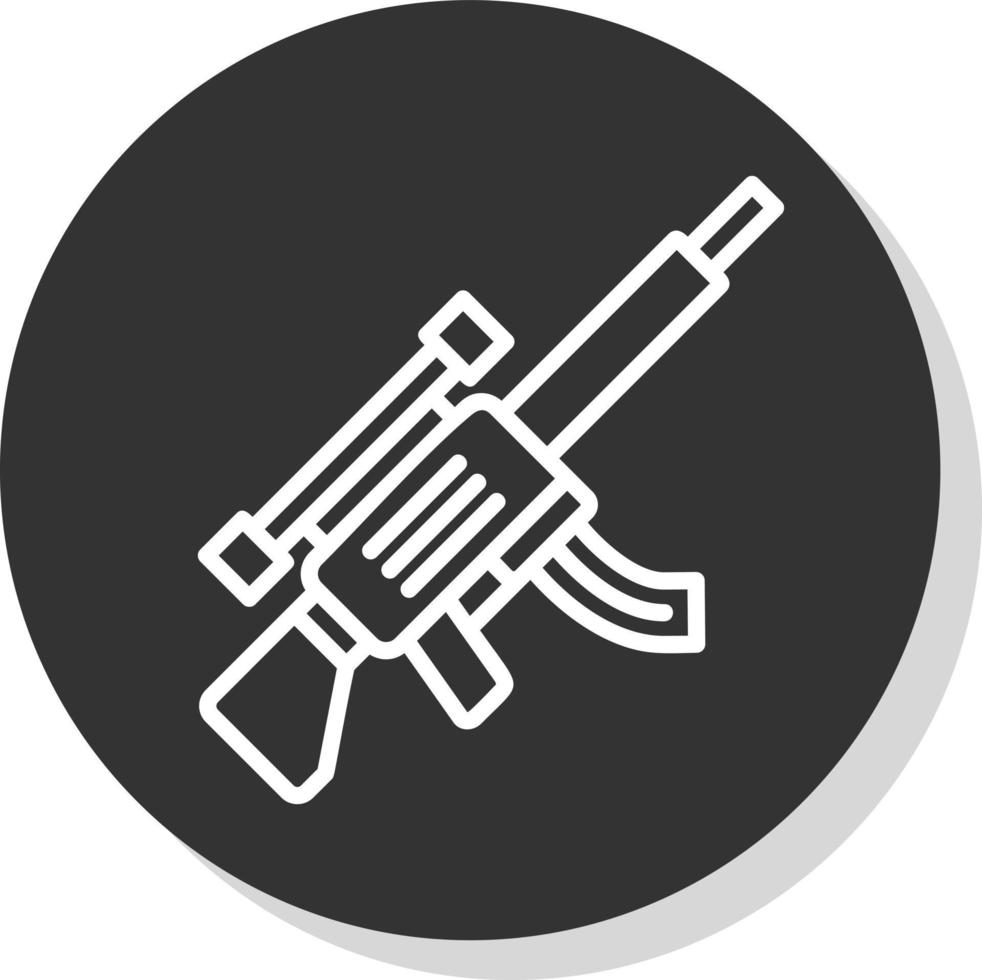 icono de vector de pistola