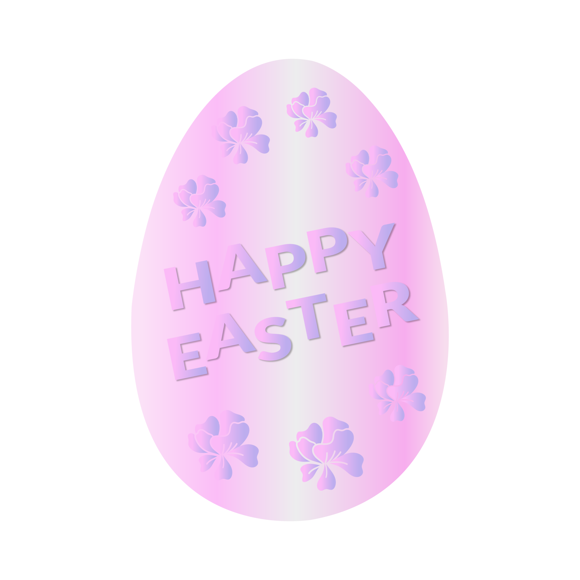 Happy Easter Egg artwork, Easter Egg Floral Design. 19634554 PNG