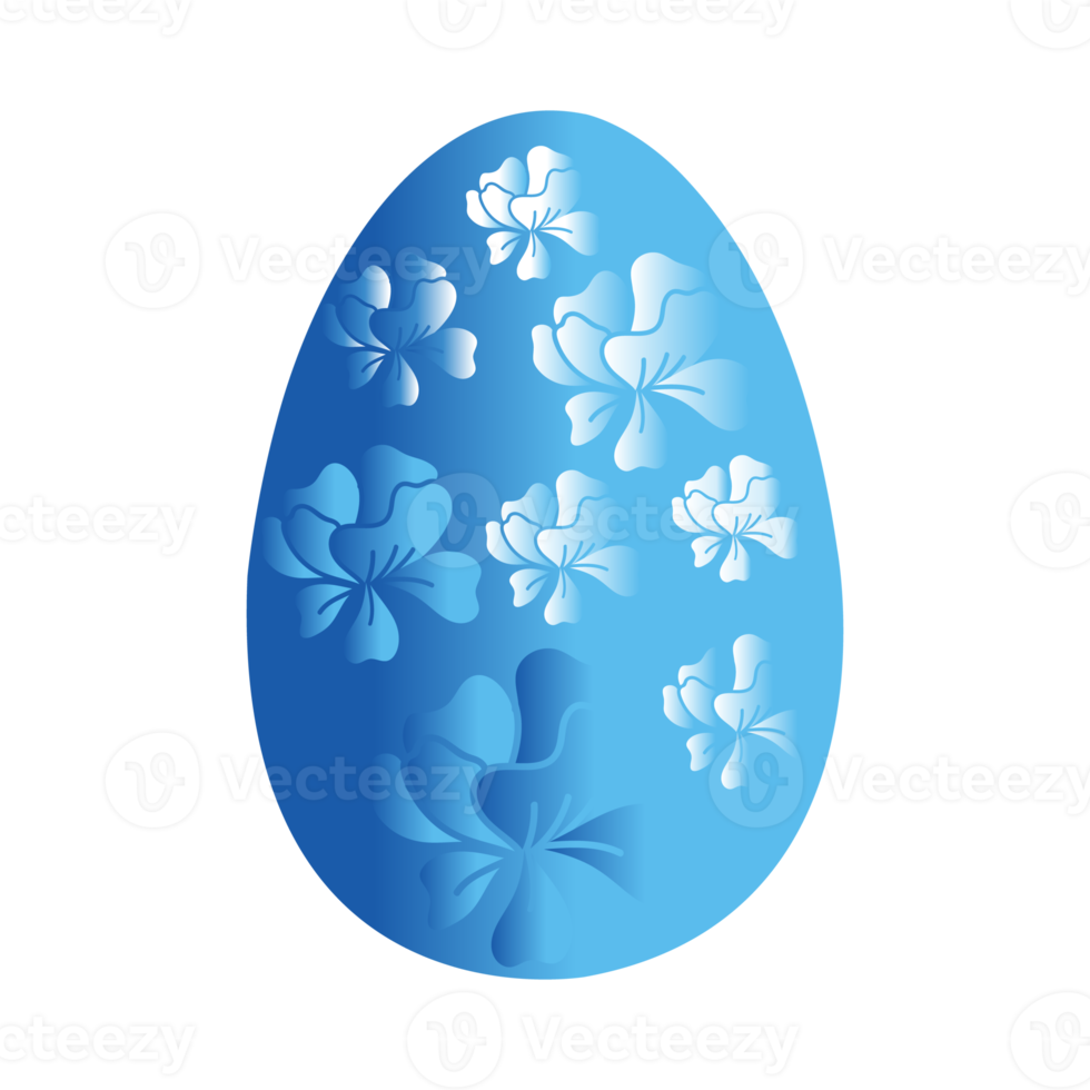 Happy Easter Egg artwork, Easter Egg Floral Design. 19634556 PNG