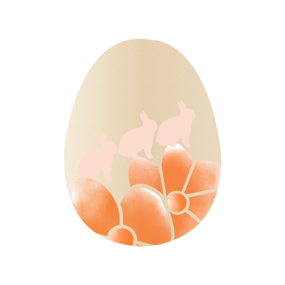 Happy Easter Egg artwork, Easter Egg Floral Design. 19634571 PNG