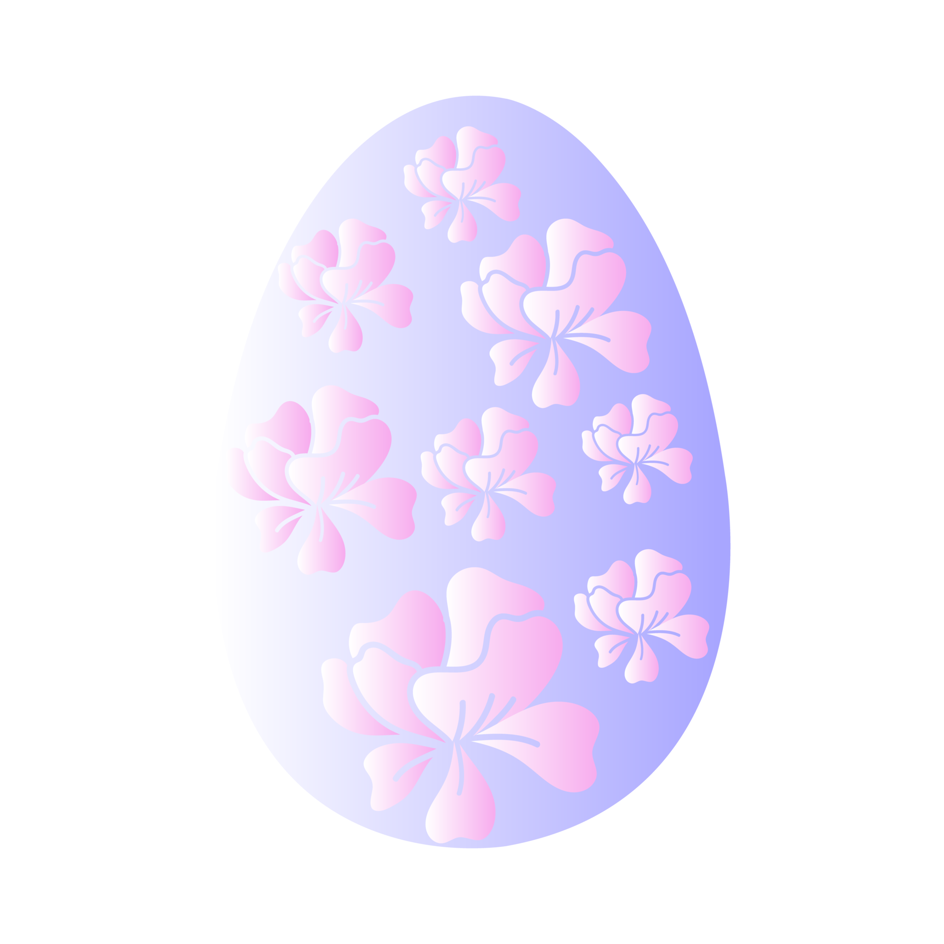 Happy Easter Egg artwork, Easter Egg Floral Design. 19634572 PNG