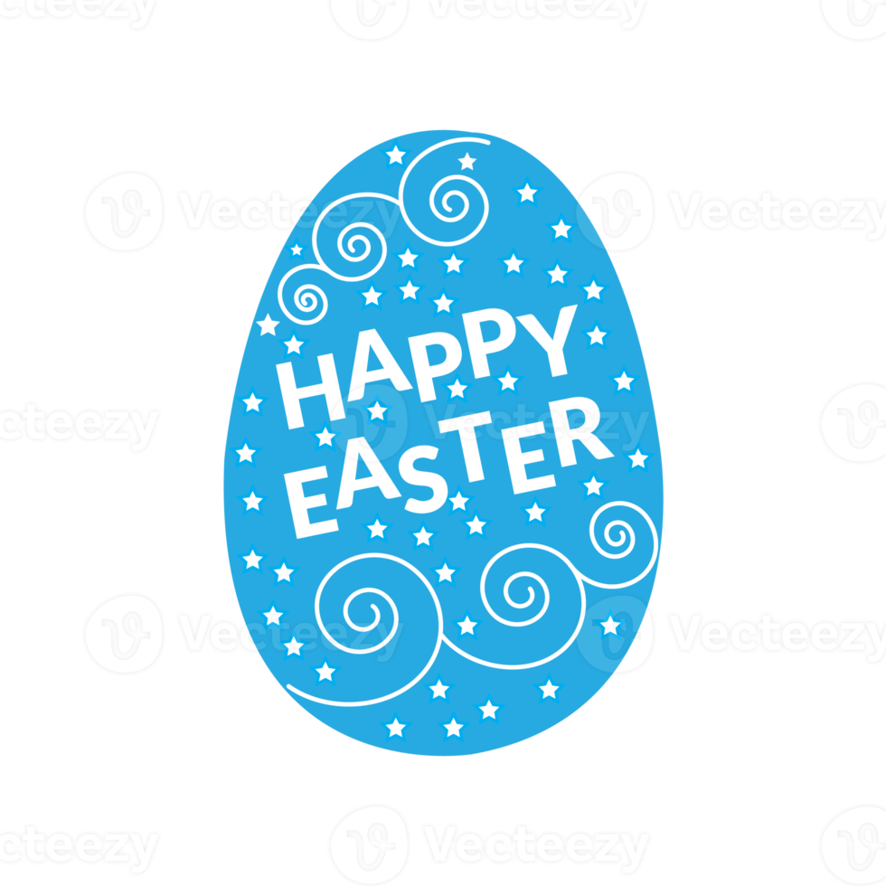 Happy Easter Egg artwork, Easter Egg Floral Design. png