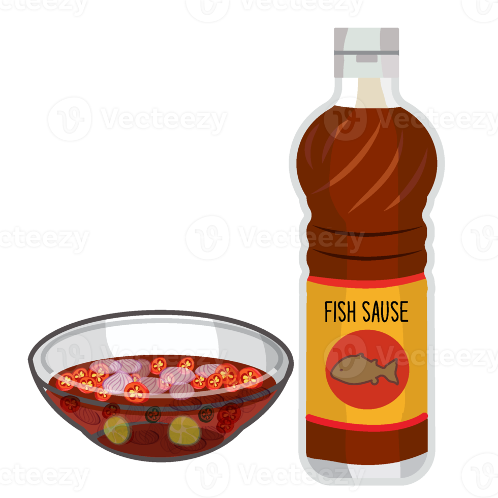 Thai seasoning fish sauce with chili 19634726 PNG