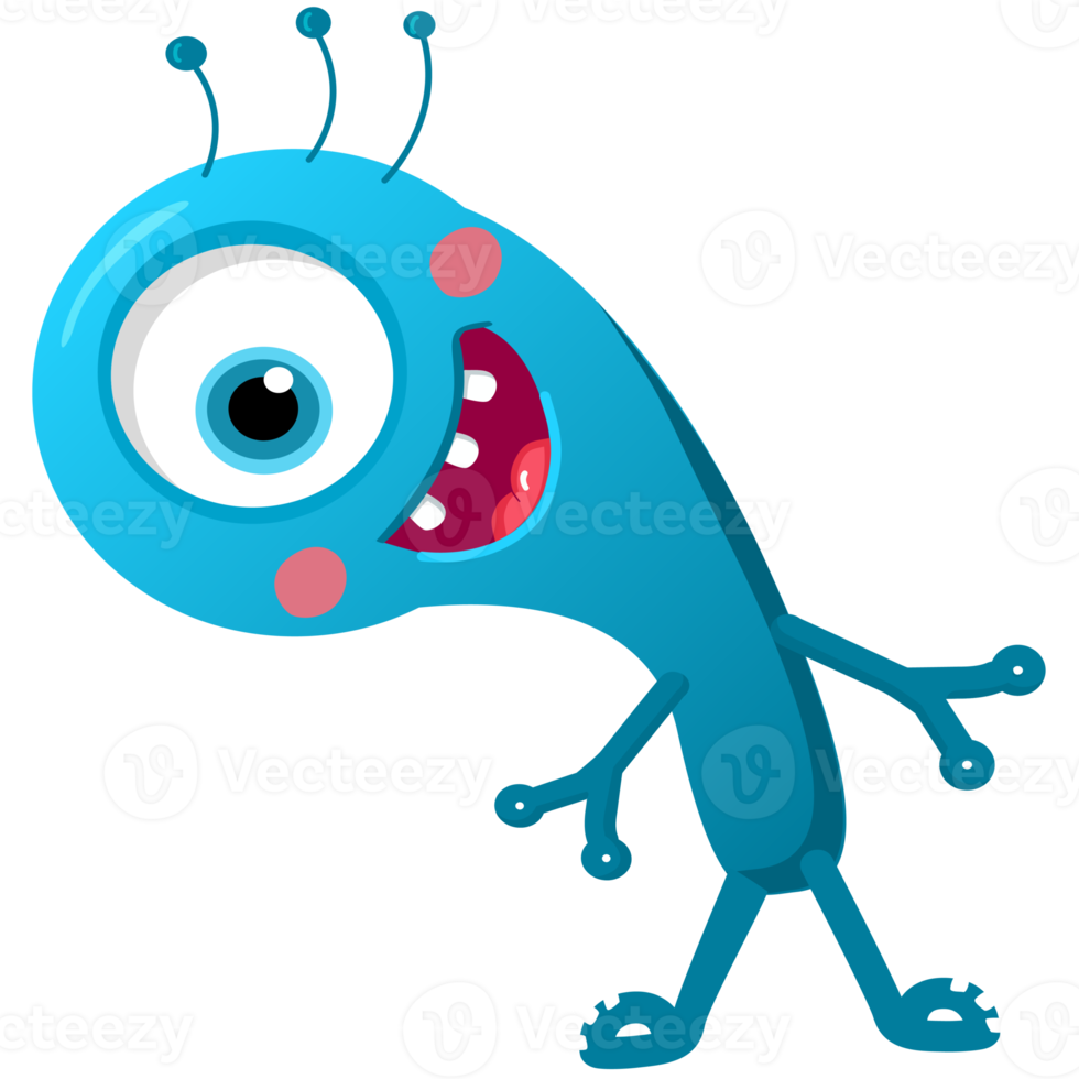 schattig baby monster, robot, mutant png