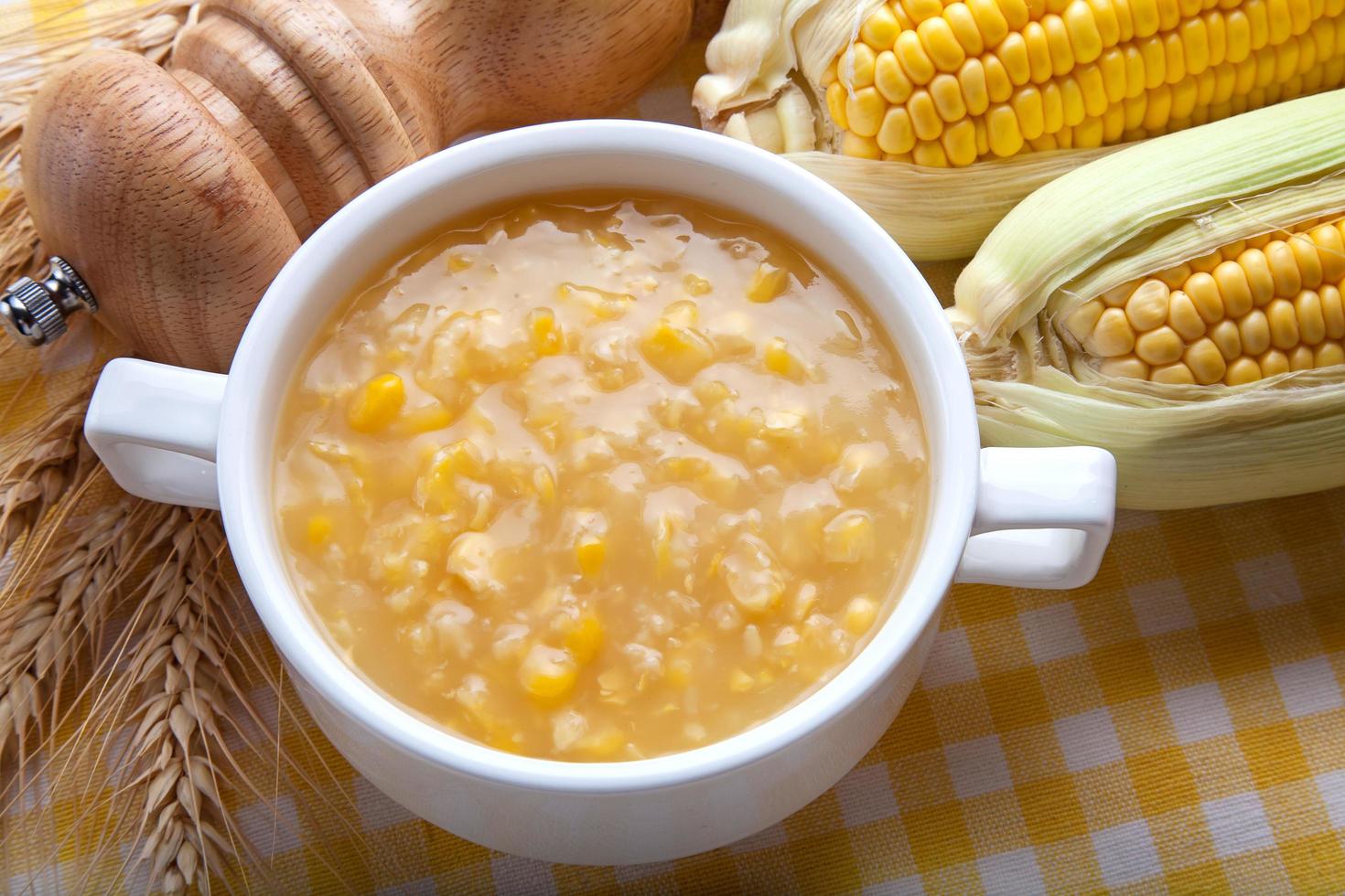Corn Chowder soup photo