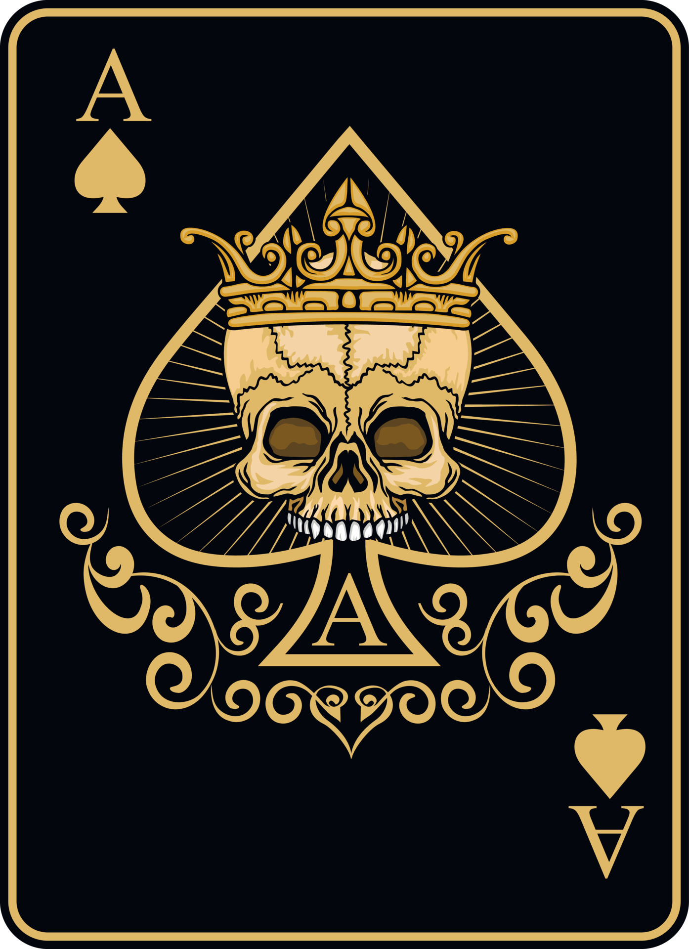 ace of spades with skull, grunge vintage design t shirts 19635779 Vector  Art at Vecteezy