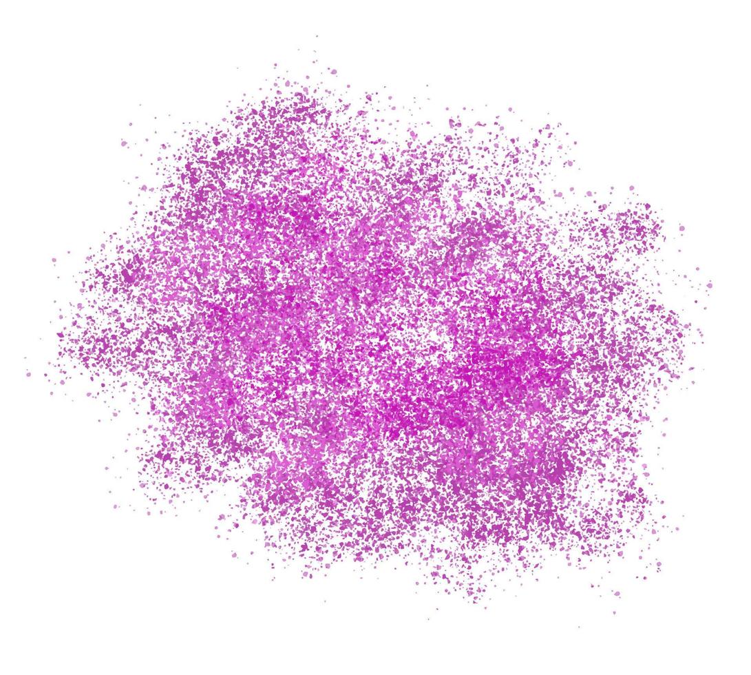 Pink Paint Splash on White Background. Vector Illustration.