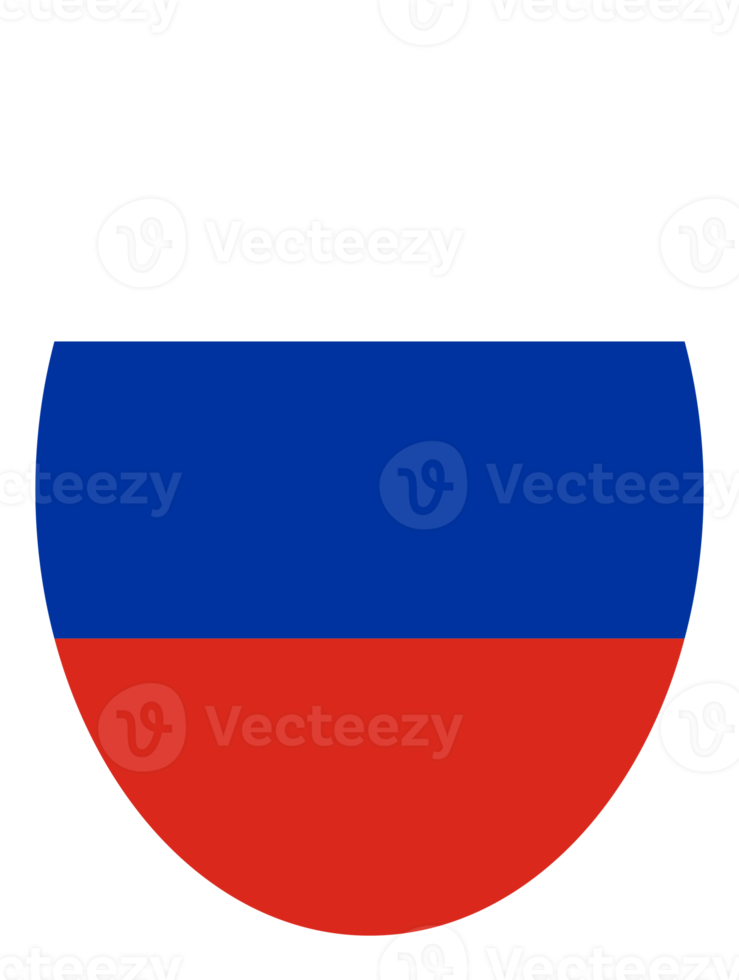 Flag of Russia on the Circle Shape, Flag of Russia, Flag of the Russian Federation. Format PNG