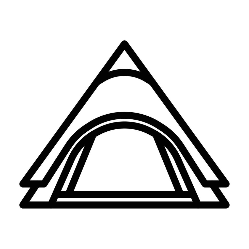 Tents icon. Camping tent and tarp. Vector illustration.