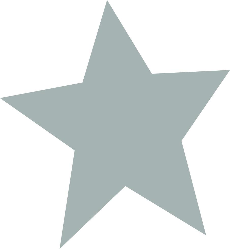 Asterisk vector in white background
