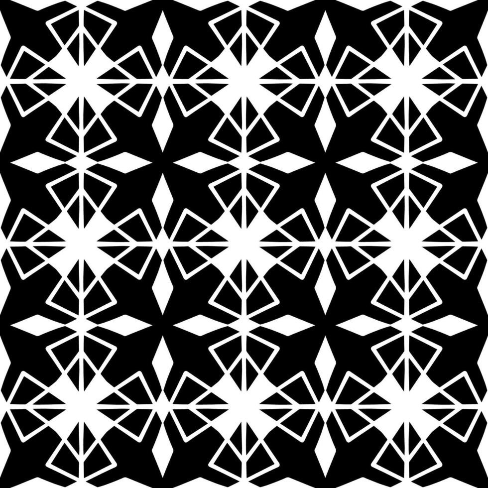 Black and white seamless background. Geometrical Pattern design. Simple and minimal pattern ideal for Wallpaper, Backdrop, shirt printing, fashion, stencil, handmade craft. Vector Illustration.