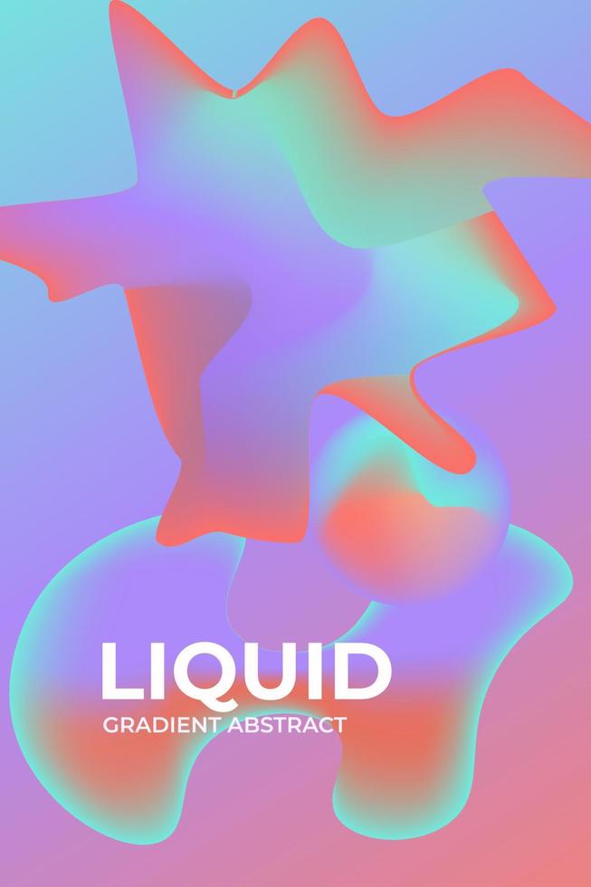 gradient background abstract vertical liquid colorful graphic vector