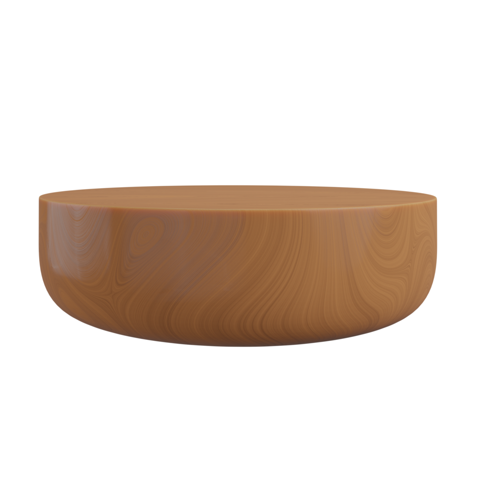 3D Realistic Wooden Podium png