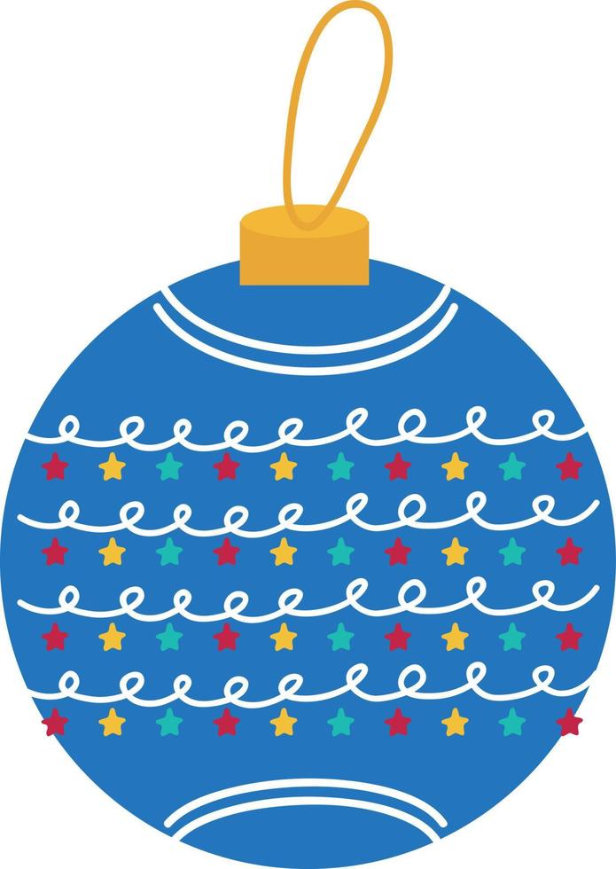 Christmas ornaments. Garlands, flags, labels, bubbles, ribbons and stickers. Collection of Merry Christmas decorative icons. vector