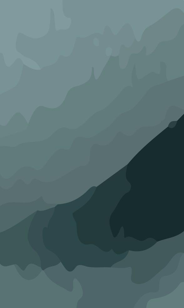Aesthetic green liquid abstract background vector