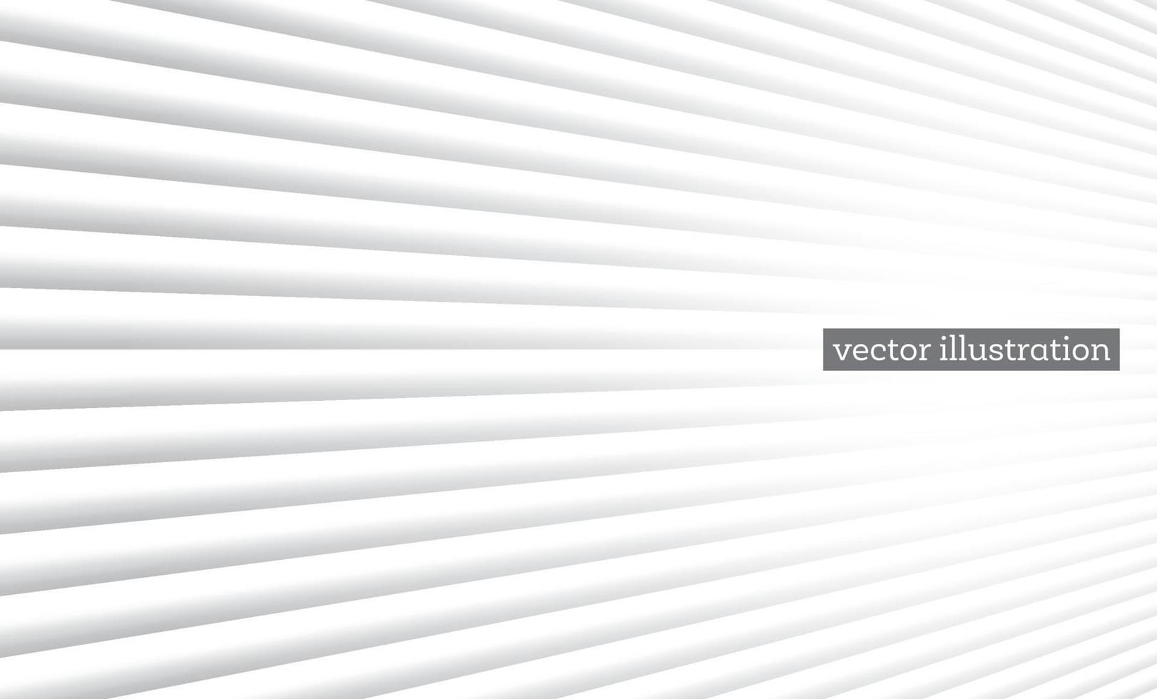 White Geometric Background with Lines. vector