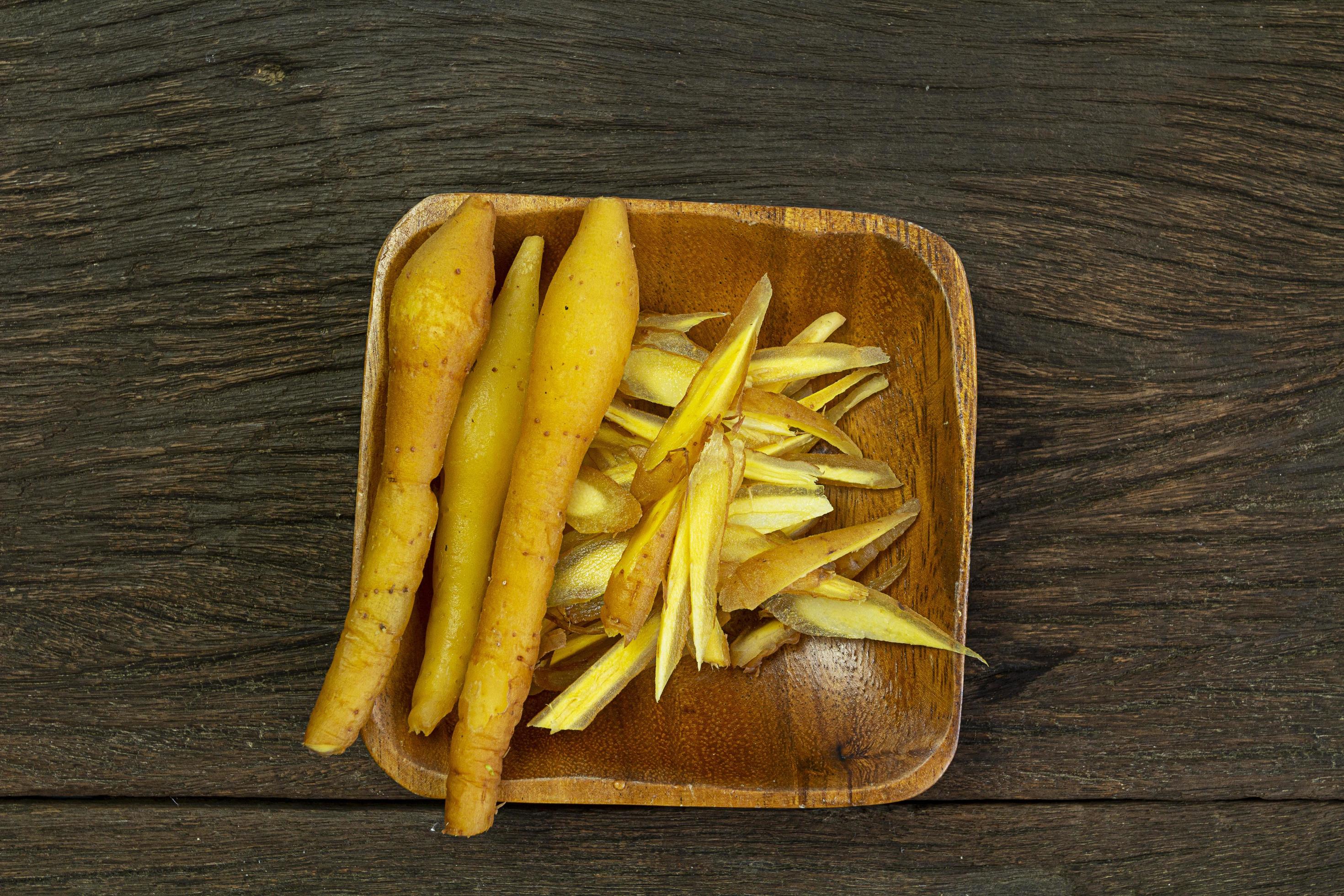 Fingerroot, Chinese ginger, Chinese key called rhizome. 19636632 Stock