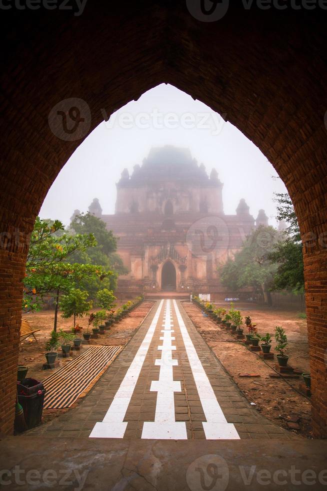Sulamani Temple, a Buddhist temple located in the village of Minnanthu in old Bagan, Mandalay region, Myanmar photo