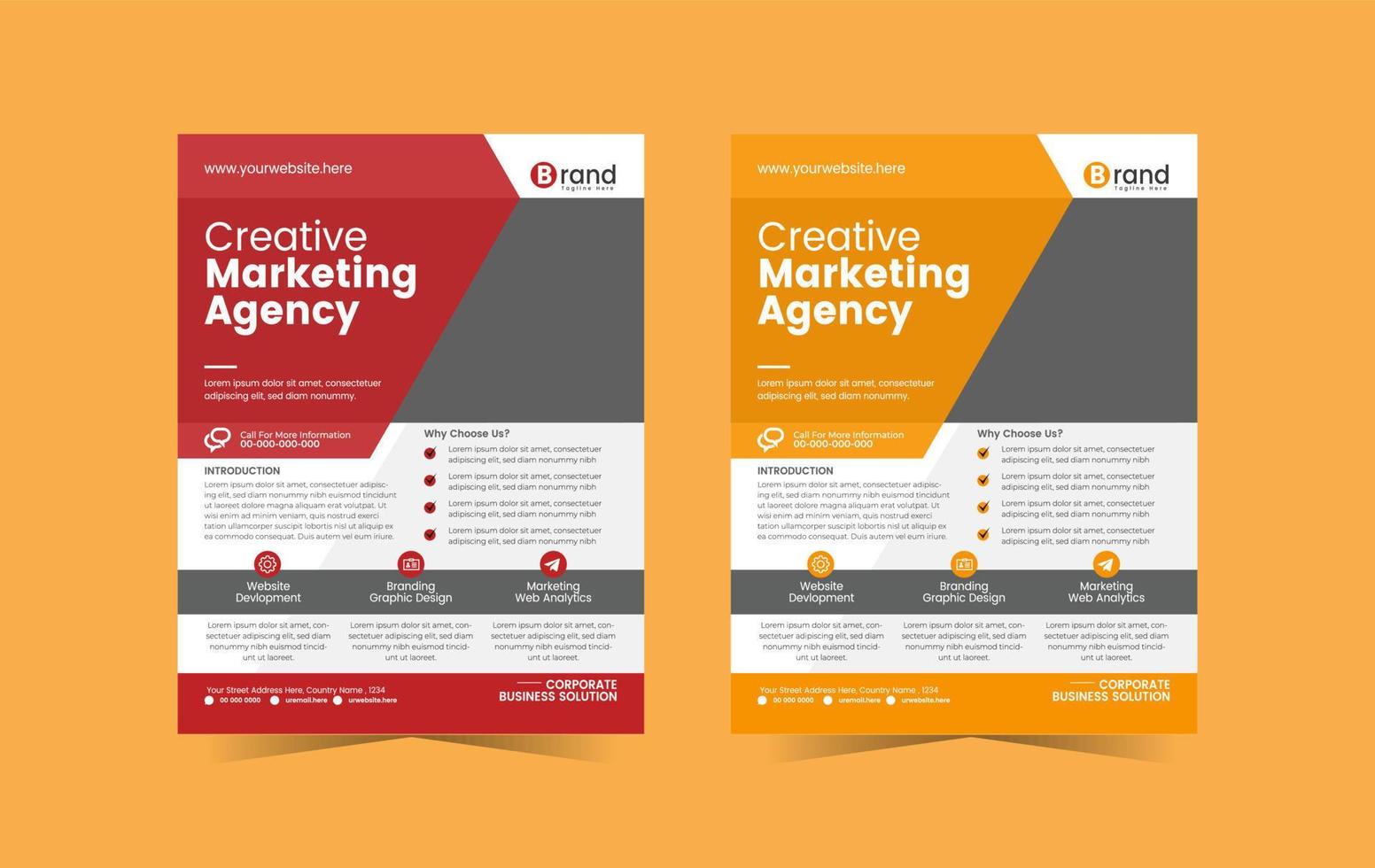 BUSINESS FLYER DESIGN vector