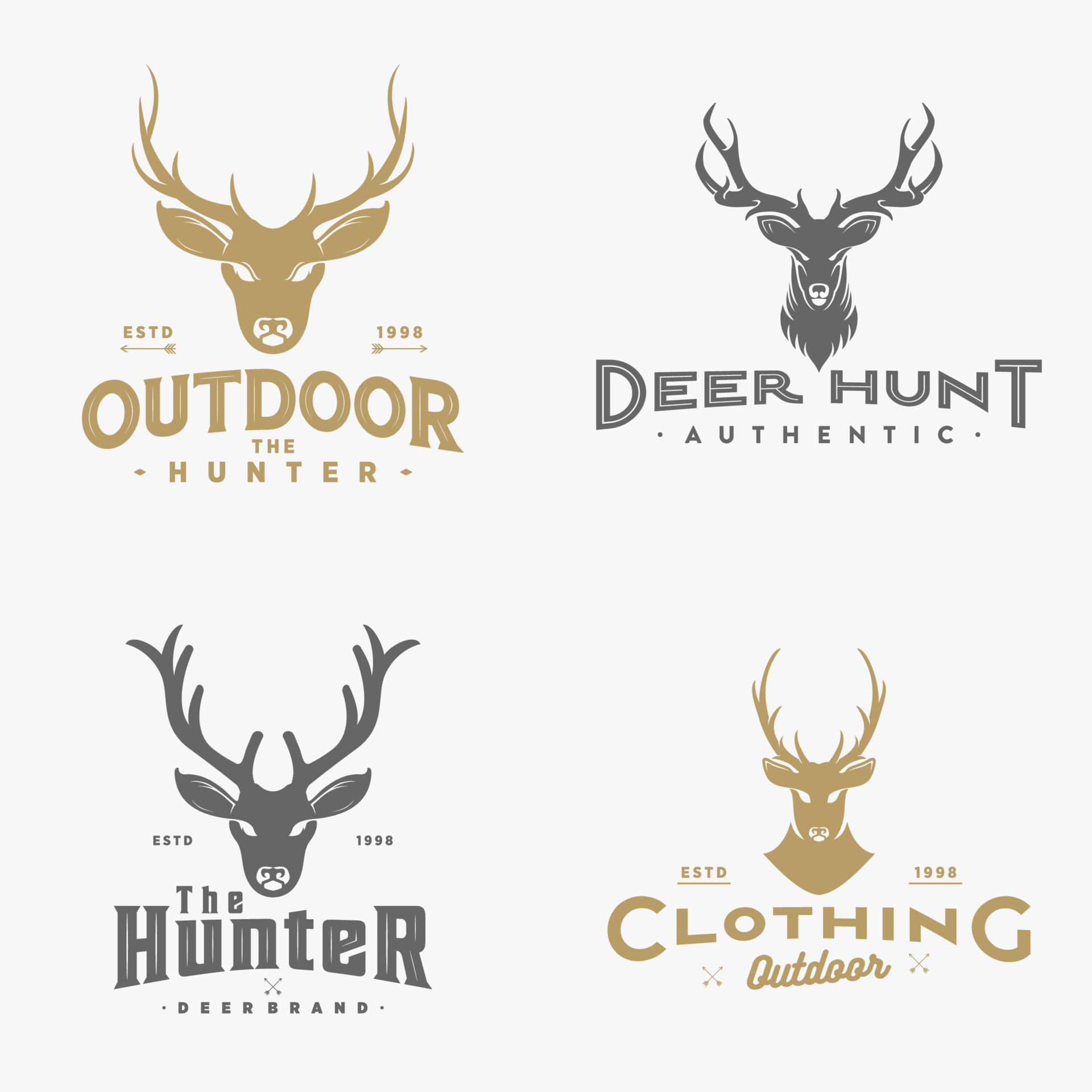 Deer Brand Logo Icon And Vector 19637162 Vector Art At Vecteezy Deer Brand Logo Icon And Vector 19637162 Vector Art At Vecteezy
