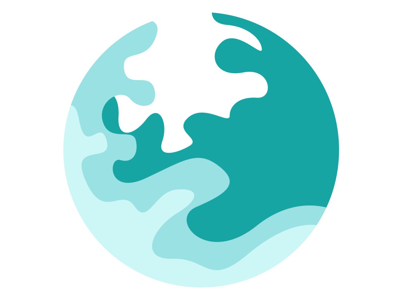 water cirkel icoon logo png