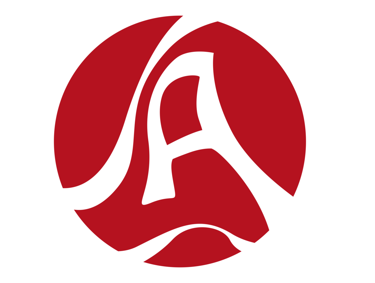letter A . circle icon logo png