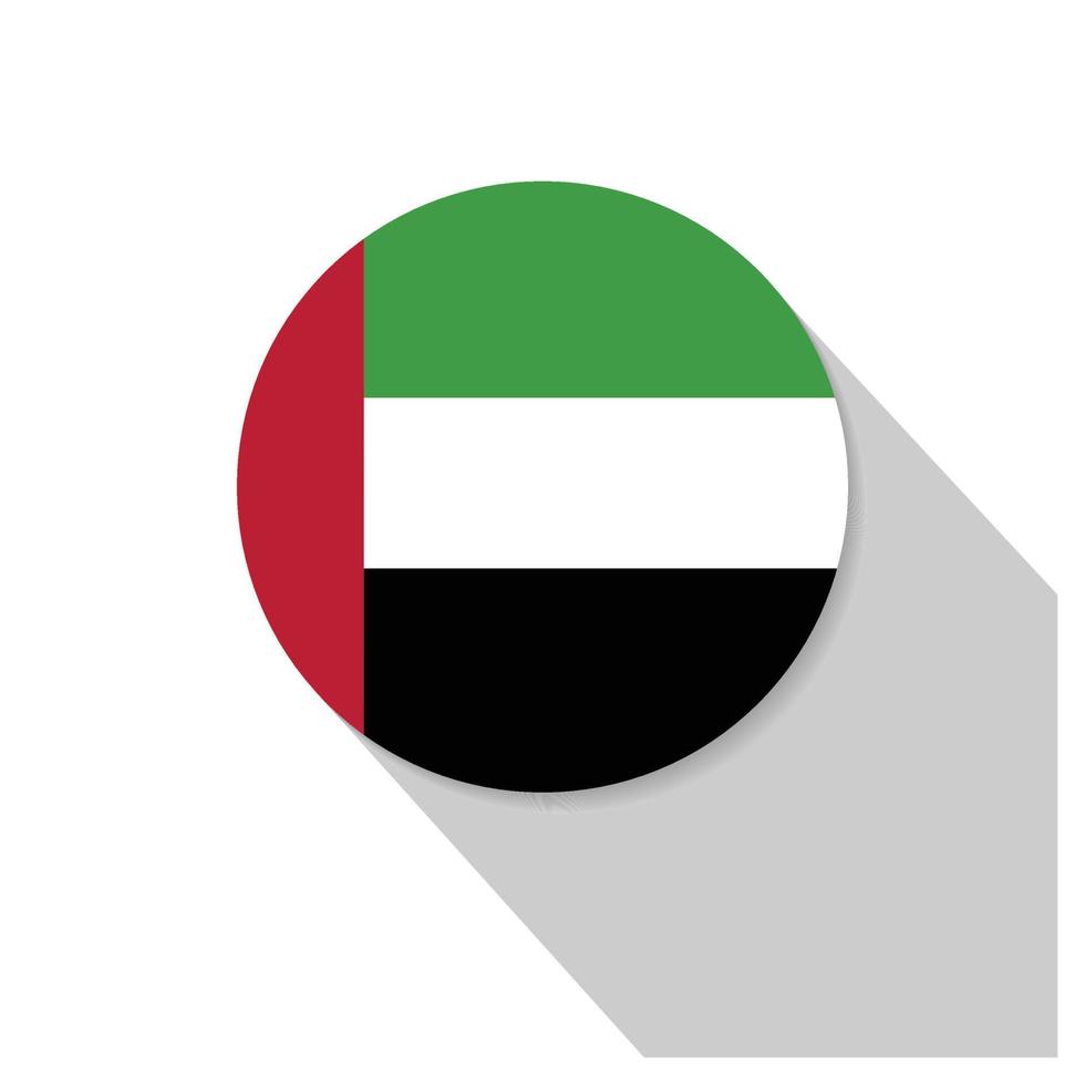 vector de diseño de bandera de los emiratos árabes unidos