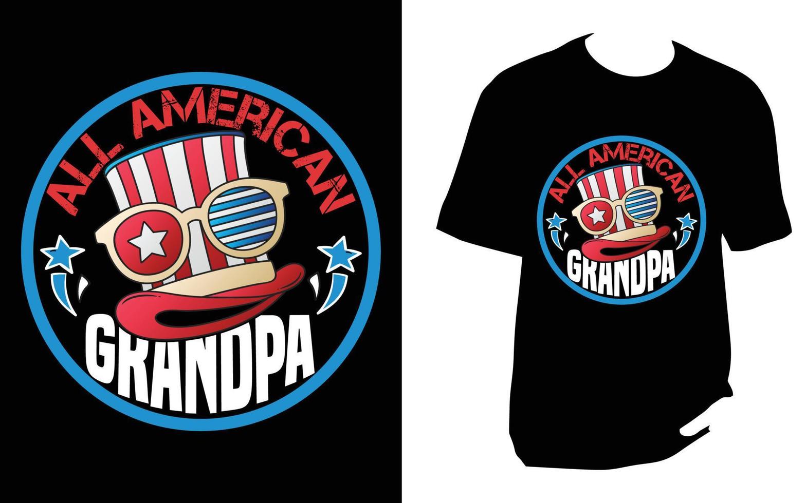 4th of july T Shirt vector